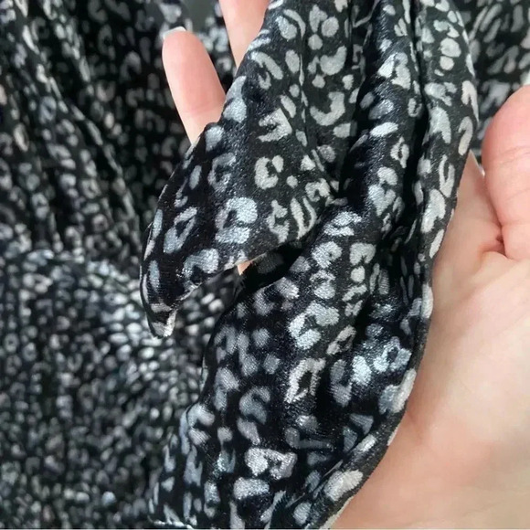 NWT Ramy Brook Lennon Velvet Leopard Print Dress size 2 - Picture 13 of 15